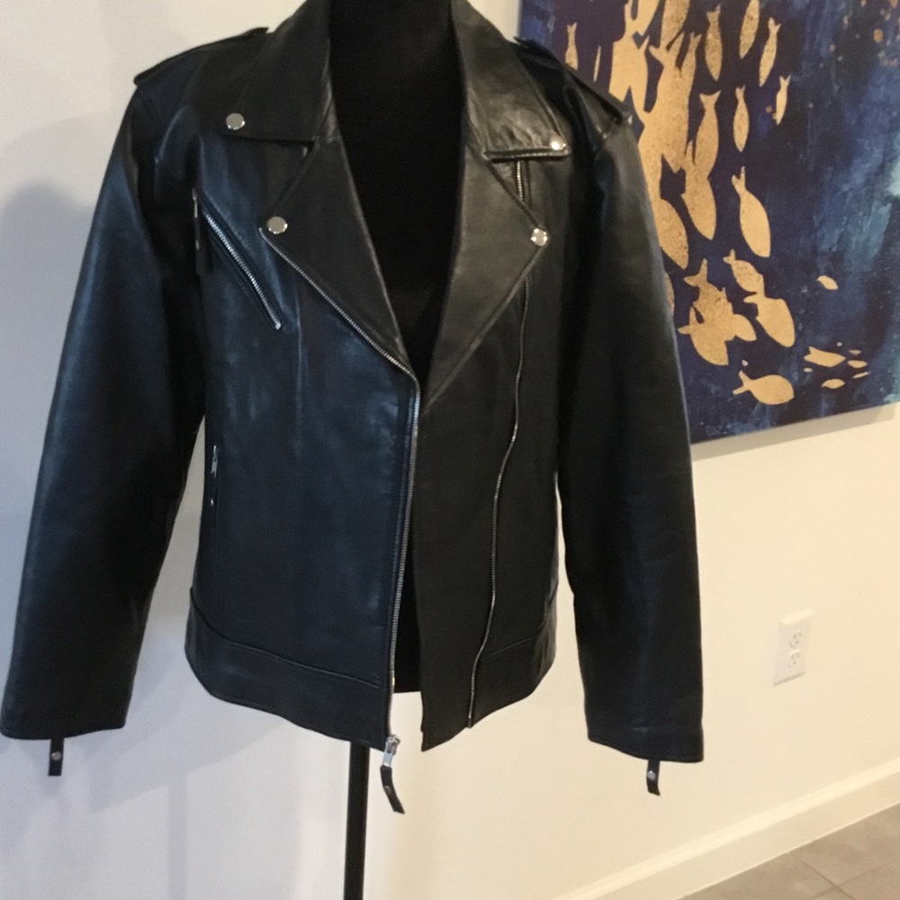 Women's Black Leather Jacket